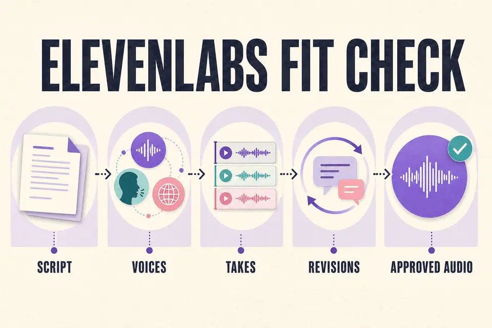 ElevenLabs finished-audio estimator from scripts and languages through alternate takes, revisions, and approved minutes