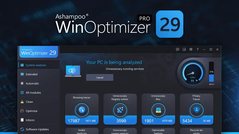 Ashampoo WinOptimizer product artwork