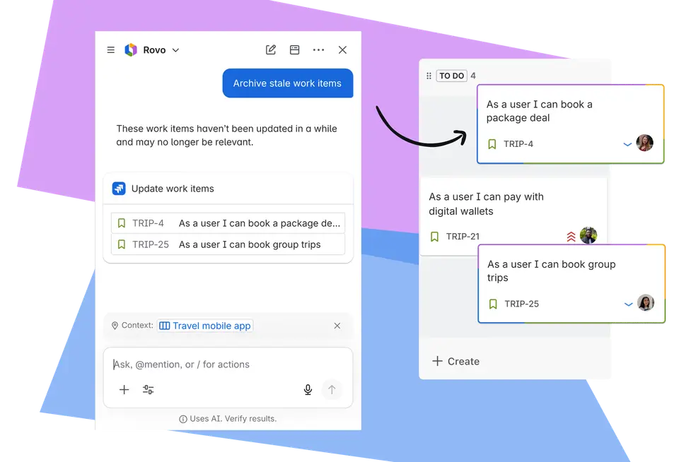 Atlassian product artwork