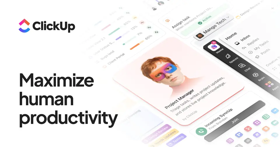 ClickUp product artwork