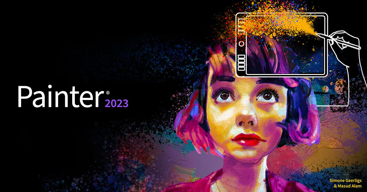 Corel Painter product artwork