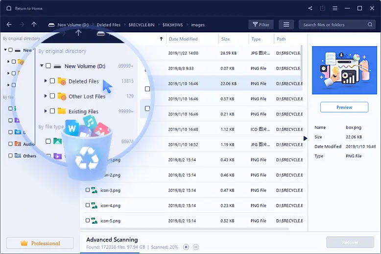 EaseUS Data Recovery Wizard product artwork