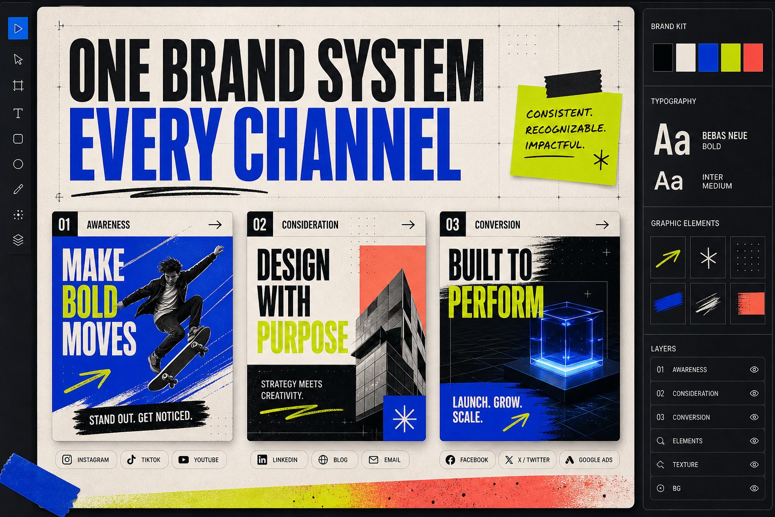 Brand content generated in Taploop Studio