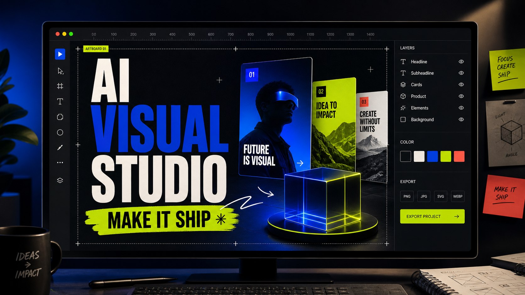 Website assets generated in Taploop Studio